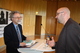 Michael Kocken und Prof. Dr. Däubler im Gespräch